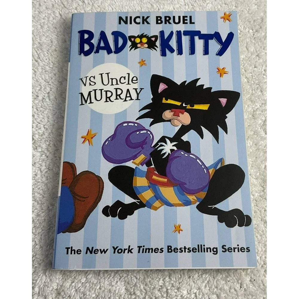 Bad Kitty's‎ Very Bad Boxed Set Nick Bruel (3)-Uncle Murray;Bath;Happy Bday EUC